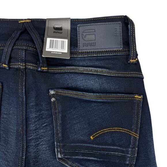 NWT G-STAR Raw Womens Lynn Skinny Jean 24 / 32 Blue Medium Aged - Picture 9 of 9
